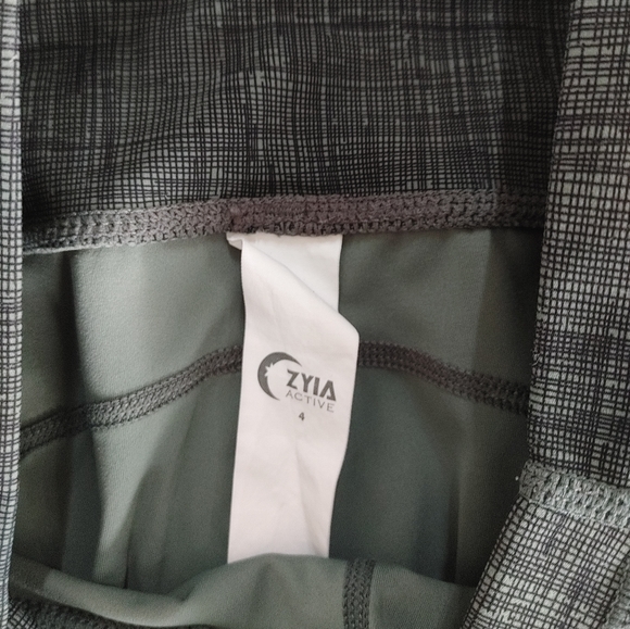 ZYIA Luxe Drawstring Sage Medley 4 - Picture 3 of 3